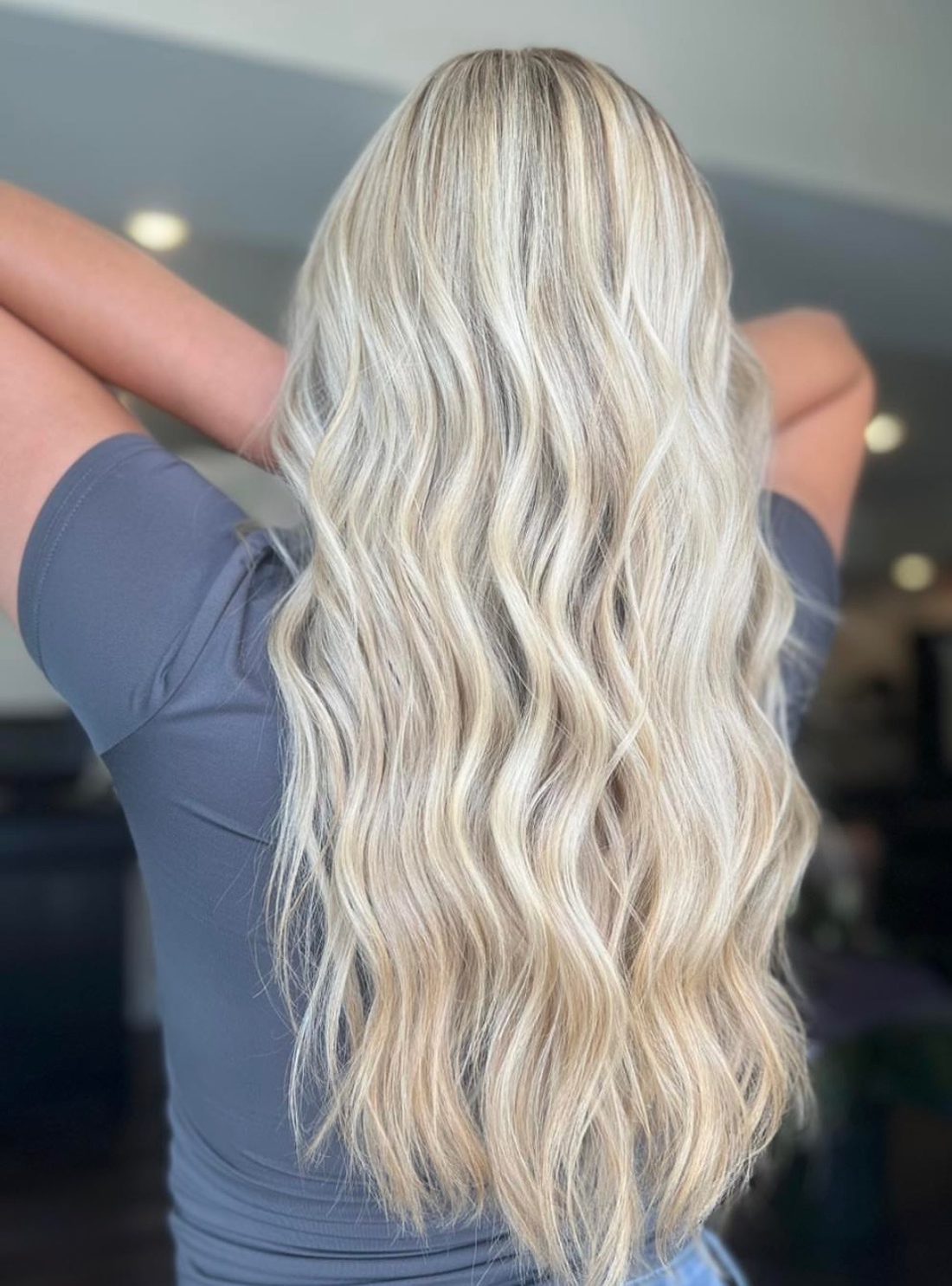Icy blonde — hair by The Shasta Edit